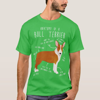 T-shirt Bull Terrier Dog Anatomie 2