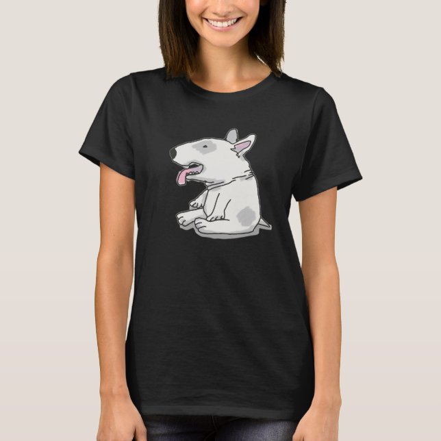 T-shirt Bull Terrier Doodle (Devant)