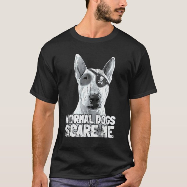 T-shirt Bull Terrier Pirate (Devant)