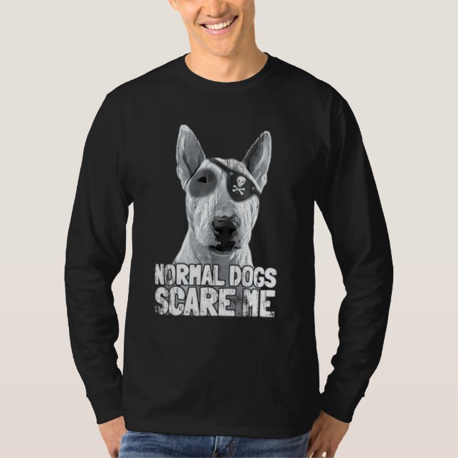 T-shirt Bull Terrier Pirate (Devant)