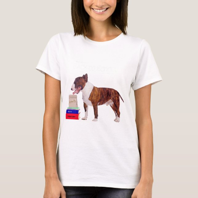 T-Shirt Bull Terrier Retour à l'école (Devant)