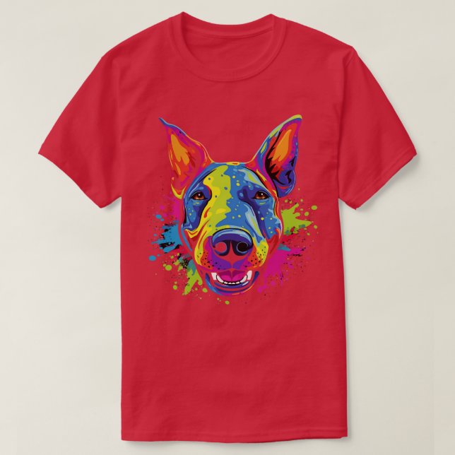 T-shirt Bull Terrier Souriant (Design devant)