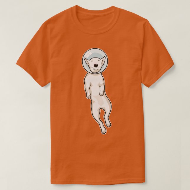 T-shirt Bull Terrier Space (Design devant)