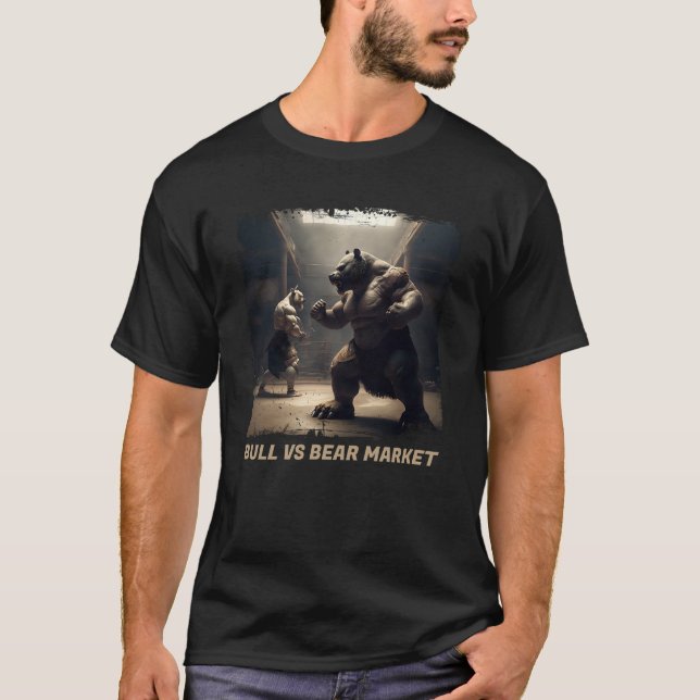 T-shirt Bull Vs Bear Market in Dojo (Devant)