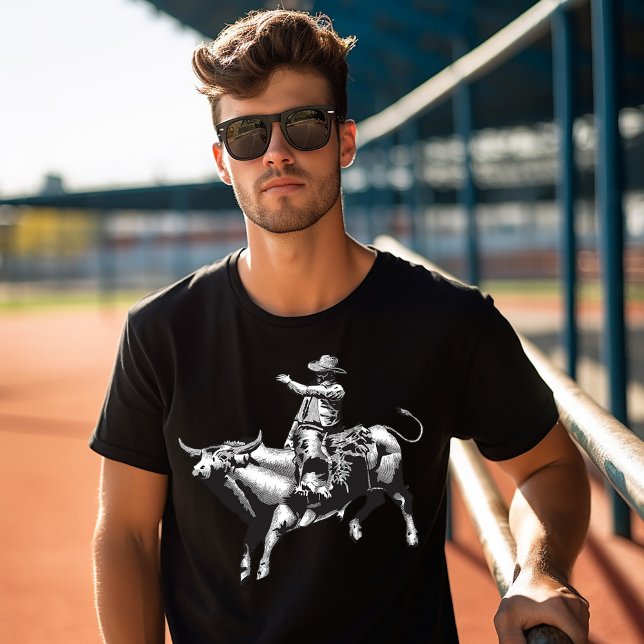 T-shirt Bull Wrangling (Créateur téléchargé)