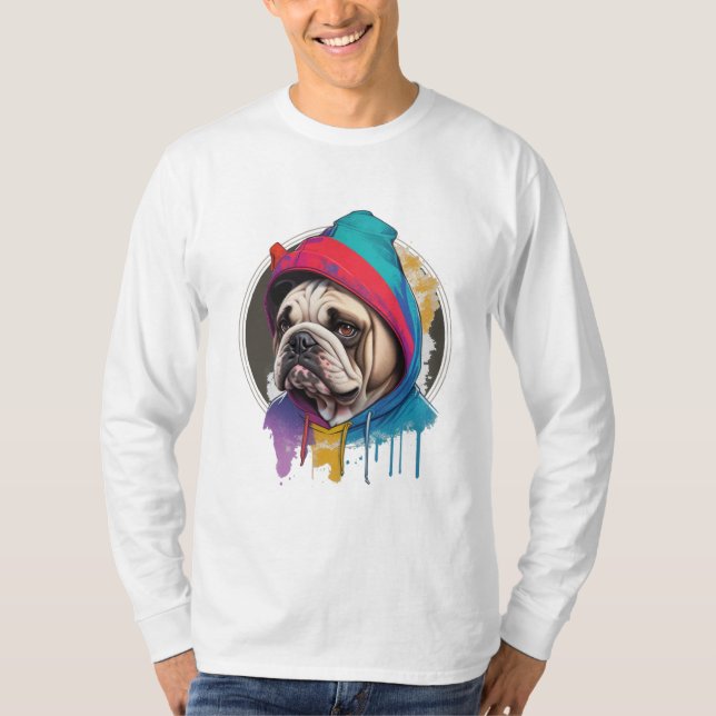 T-shirt bulldog (Devant)