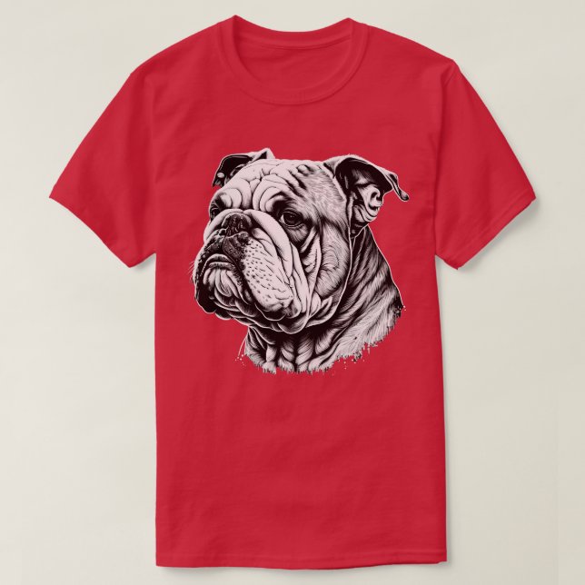 T-shirt Bulldog 3 (Design devant)
