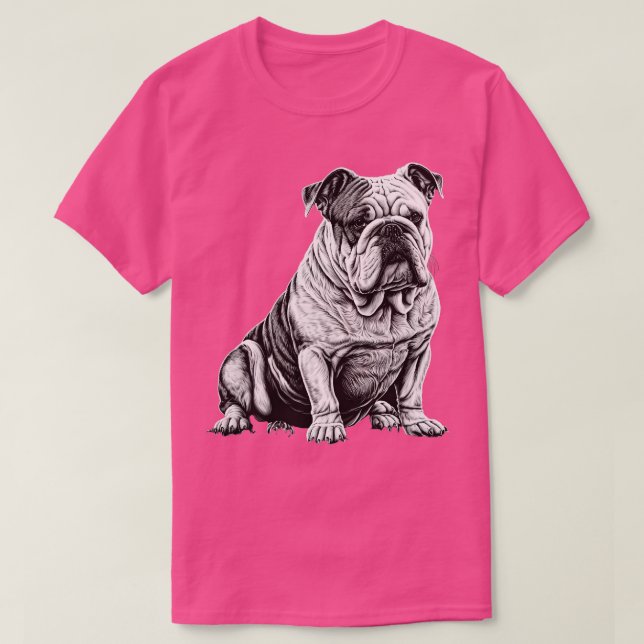 T-shirt Bulldog 8 (Design devant)
