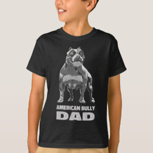 T-shirt Bulldog Amoureux des chiens American Bully Papa