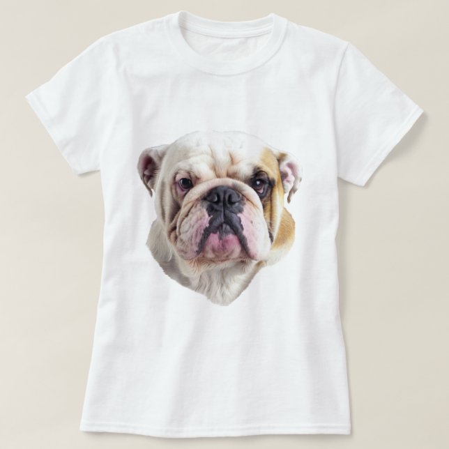 T-shirt Bulldog anglais (Design devant)
