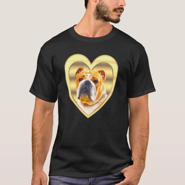 T-shirt Bulldog anglais bulldog (Devant)