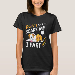 T-shirt Bulldog Anglais Ne Me Craignez Pas Je Pense Facile