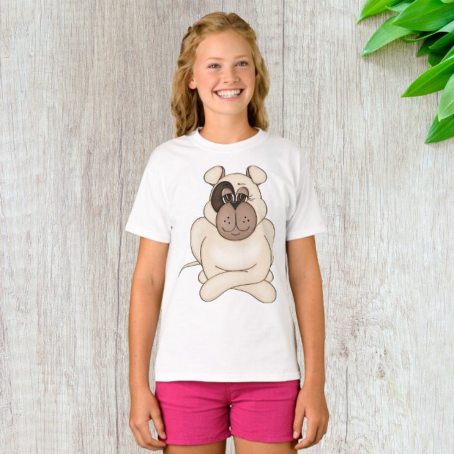 T-shirt Bulldog avec les grands yeux (Créateur téléchargé)