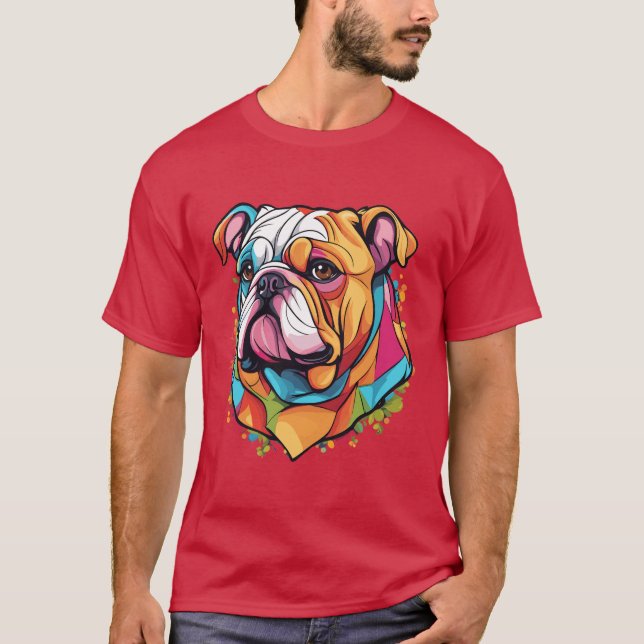 T-shirt Bulldog britannique (Devant)