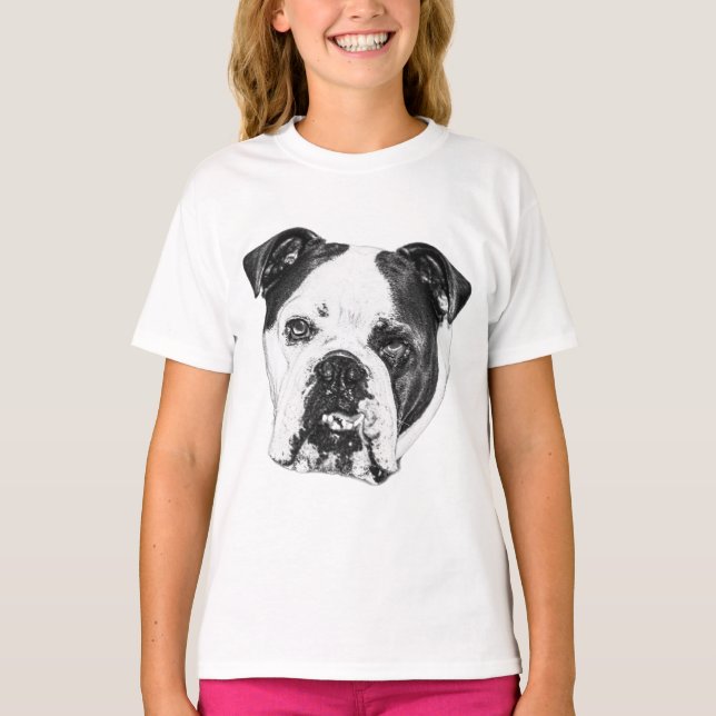 T-shirt Bulldog Close Up Tee (Devant)