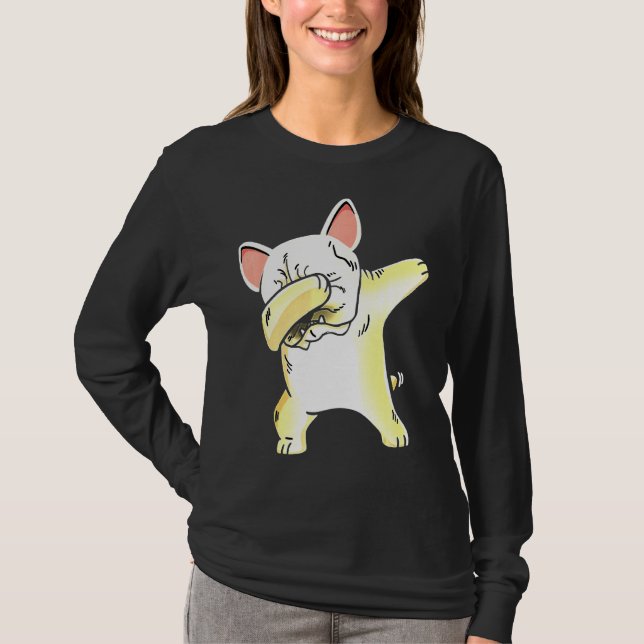 T-shirt Bulldog Dabbing (Devant)