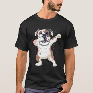 T-shirt Bulldog - Dabbing Bulldog
