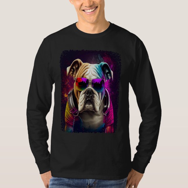 T-shirt Bulldog DJ (Devant)