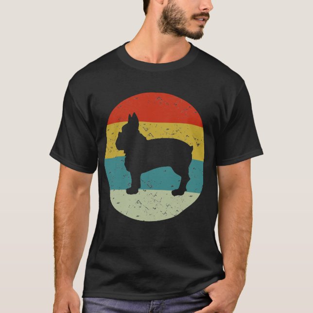 T-shirt bulldog français (Devant)
