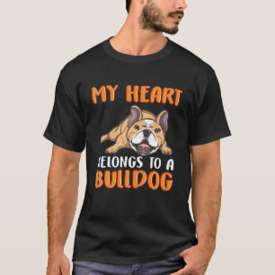 T-shirt Bulldog Français Bulldog Animal Rescuer Serv