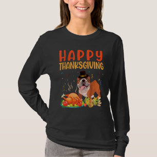 T-shirt Bulldog Look Turquie Bon thanksgiving de viande D