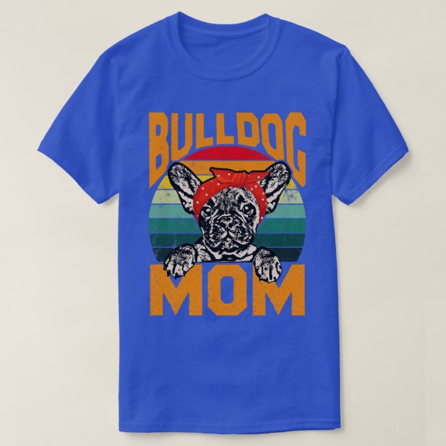 T-shirt Bulldog Maman Bulldog (Design devant)