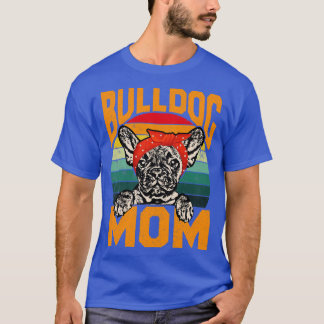 T-shirt Bulldog Maman Bulldog