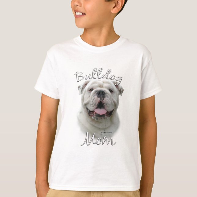 T-shirt Bulldog Mom 2 (Devant)