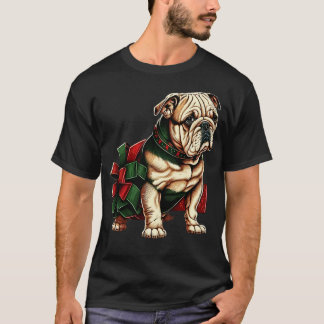 T-shirt Bulldog Noël 2