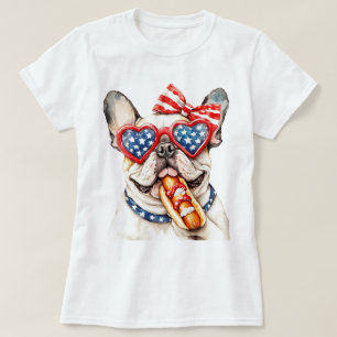 T-shirt Bulldog Patriotique