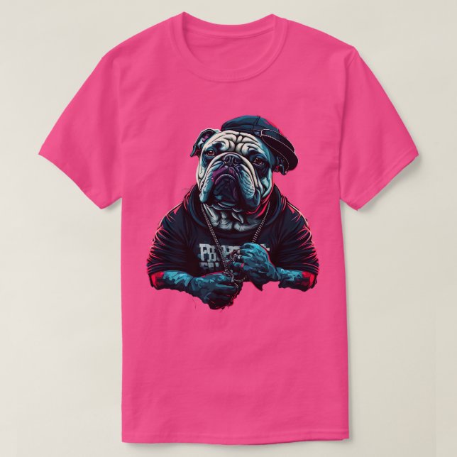 T-shirt Bulldog Rapper 3 (Design devant)