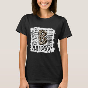 T-shirt Bulldogs École Ventilateur sportif Esprit Mascotte