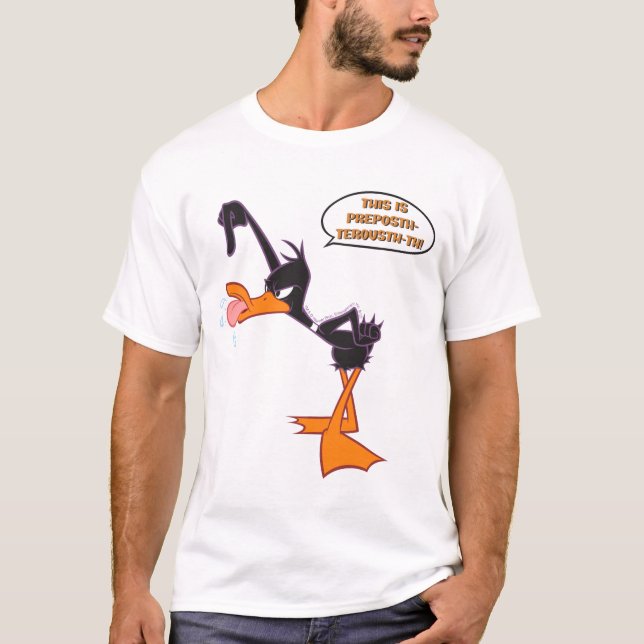 T-shirt Bulle de dialogue de DAFFY DUCK™ (Devant)