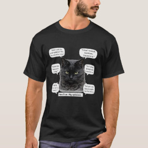T-shirt Bulle de dialogue Petit Chat, Grandes Opinions