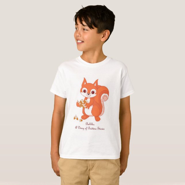T-shirt Bulle l'écureuil utile (Devant entier)