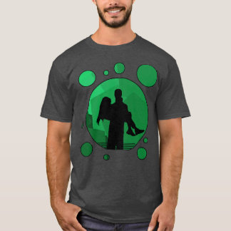 T-shirt Bulle verte romantique