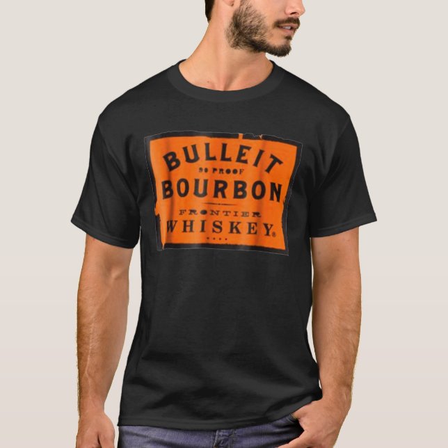 T-shirt Bulleit Bourbon Frontier Whiskey wine (Devant)