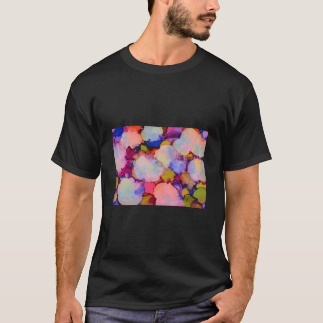 T-shirt Bulles Abstraites (Devant)