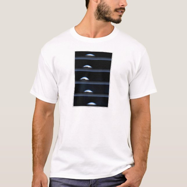 T-shirt Bulles Bleu-Noires (Devant)