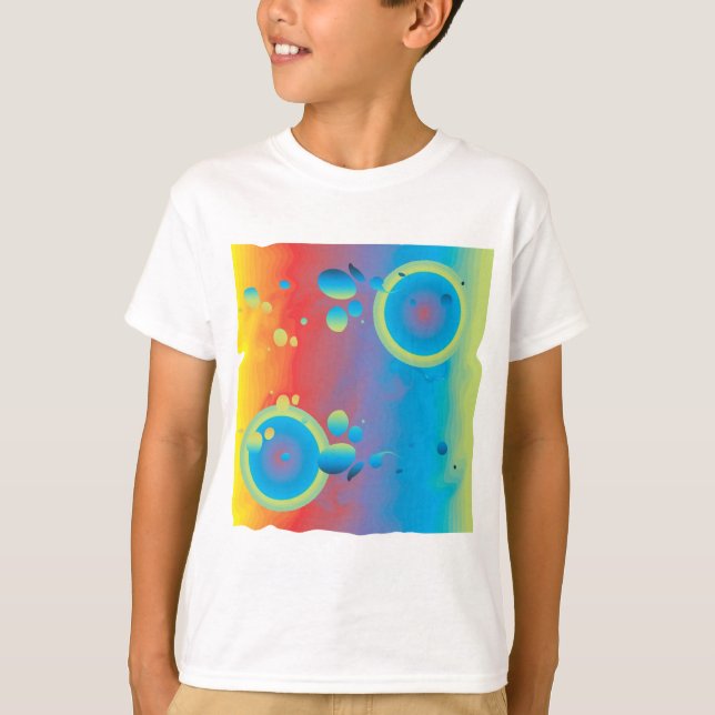 T-shirt Bulles colorées (Devant)