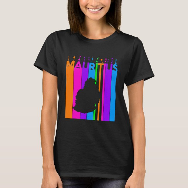 T-shirt Bulles Colorées de Maurice (Devant)