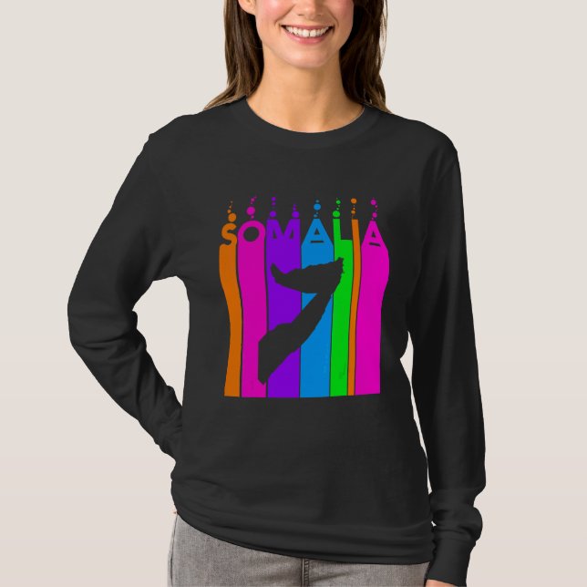 T-shirt Bulles Colorées de Somalie (Devant)