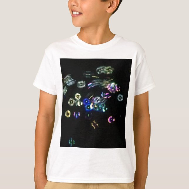 T-shirt Bulles de lueur la nuit (Devant)