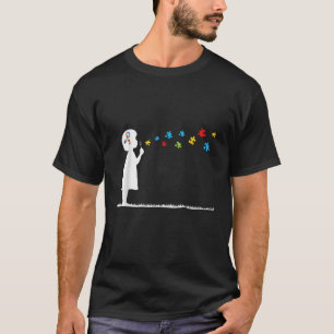 T-shirt Bulles de souffle Sensibilisation sur l'autisme Je