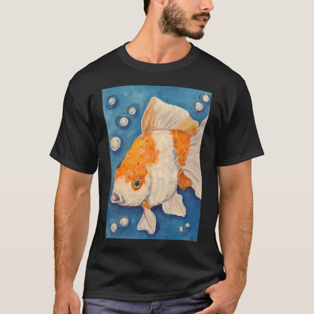 T-shirt Bulles Dorées (Devant)