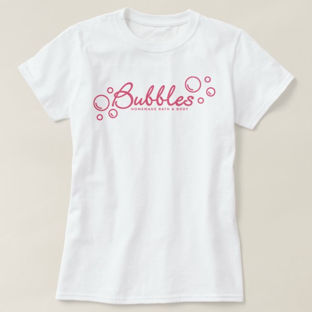 T-shirt Bulles noires orphelines (Design devant)