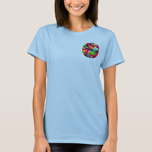 T-shirt Bulles par Kenneth Yoncich (Devant)
