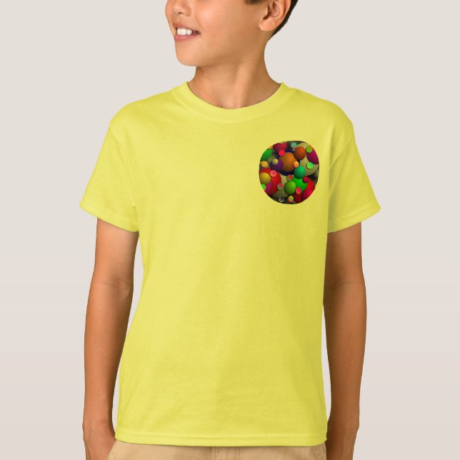 T-shirt Bulles par Kenneth Yoncich (Devant)