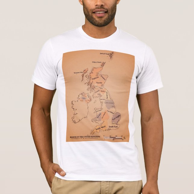T-shirt Bulletin de navigation des îles britanniques de st (Devant)