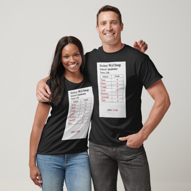 T-shirt Bulletin Scolaire (Unisexe)